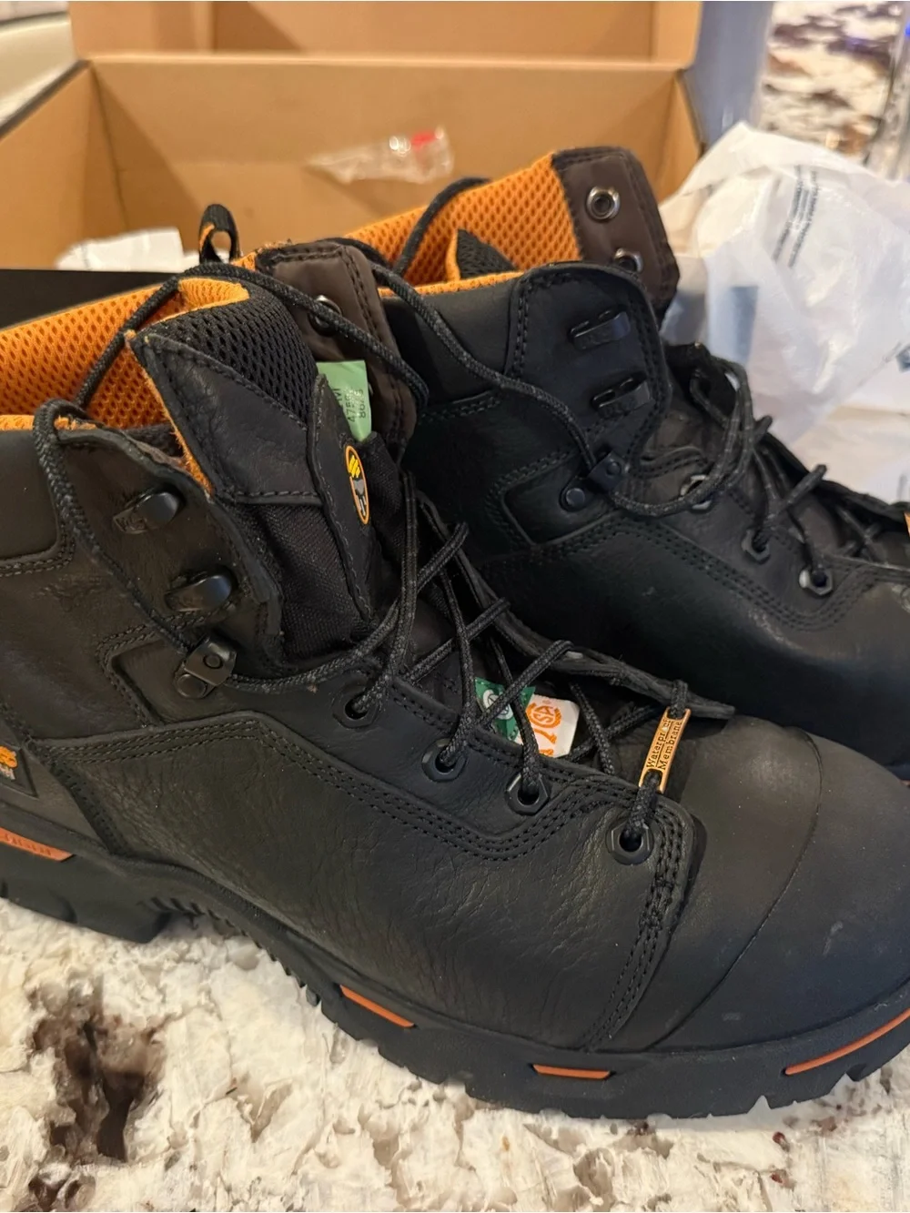 Timberland PRO Endurance PR 6” Steel Toe Work Boots Men’s Size 11 black